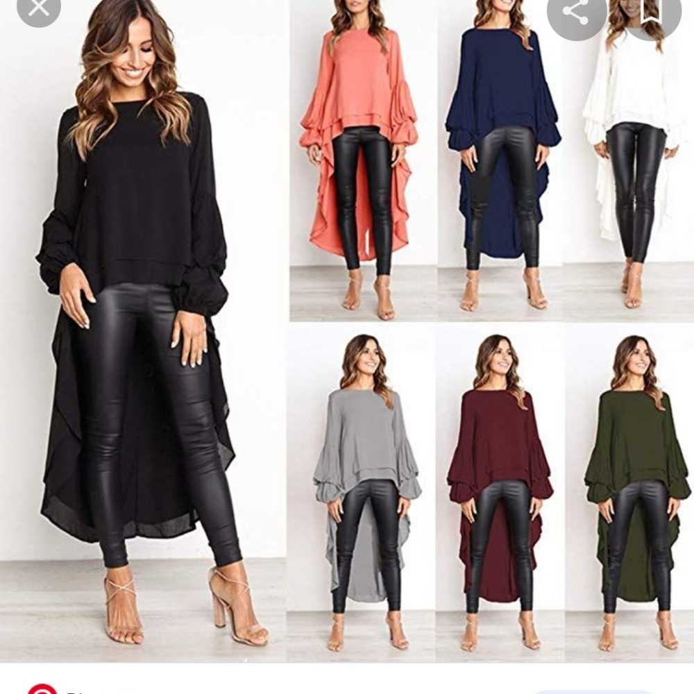 NWT high/low long-sleeved dress shirts